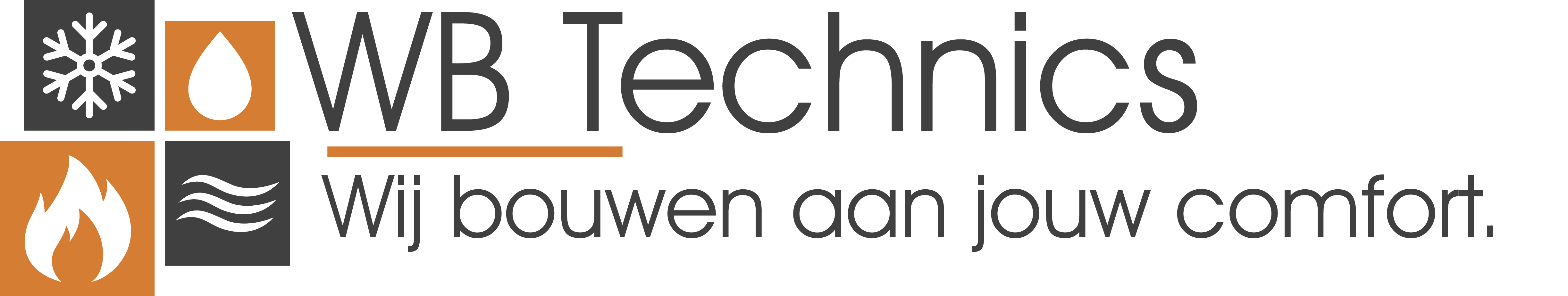 Logo van WB Technics HVAC, sanitair en warmtepompen in Kasterlee