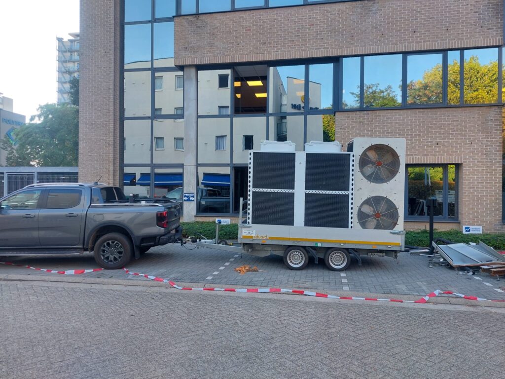 Realisatie van WB Technics uit Kasterlee. Groot project voor airconditioning in Oud-Turnhout.