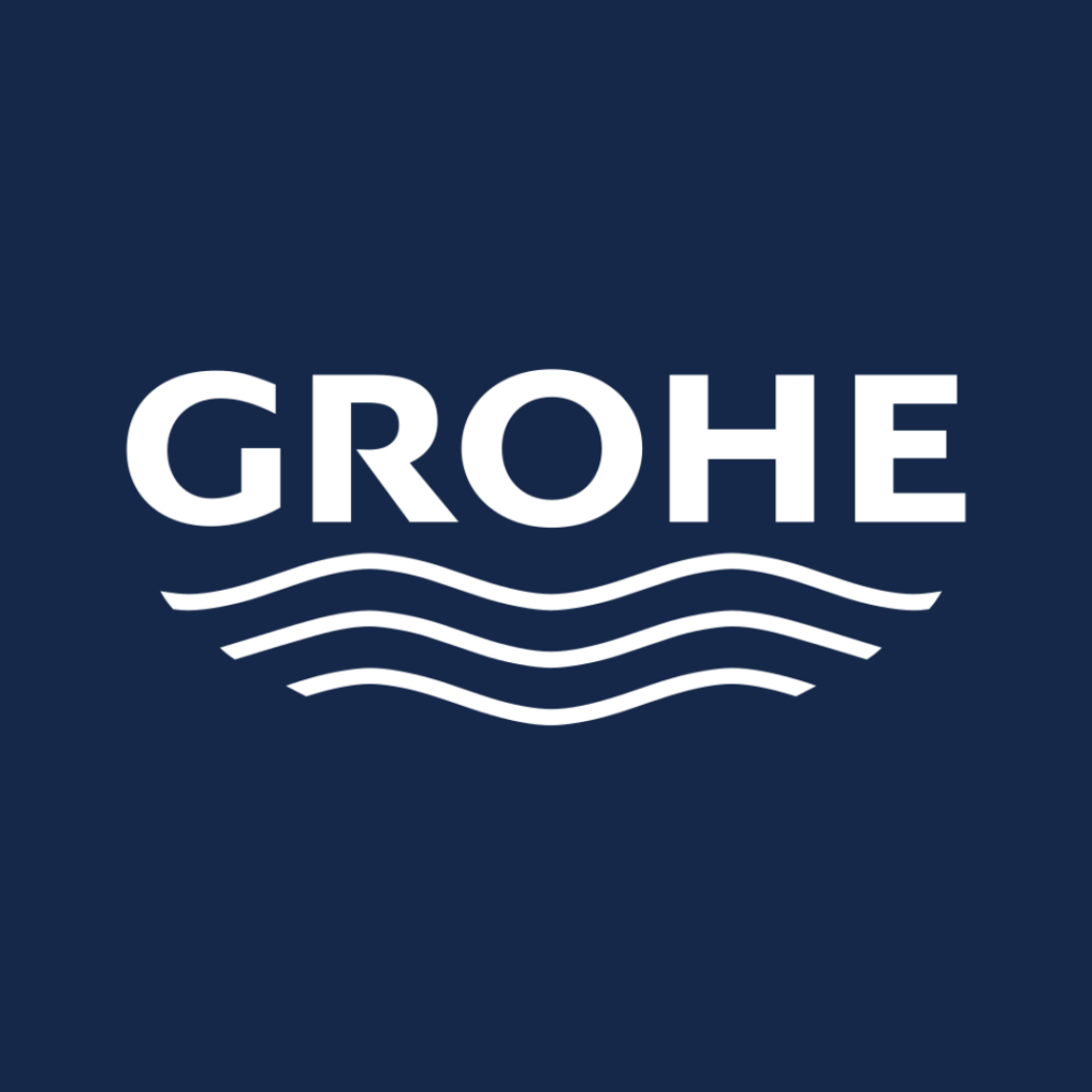 Logo van Grohe als merk dat WB Technics installeert