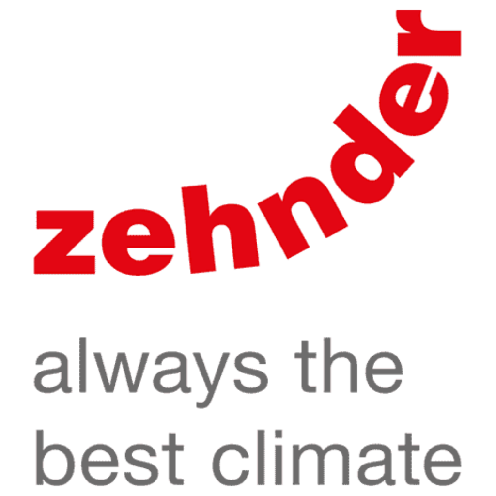 Logo van Zehnder als merk dat WB Technics installeert